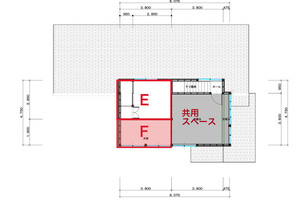 築60年のリノベ古家物件！4月より入居可能の間取り