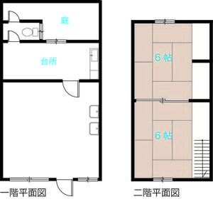 2020年10月より入居可！海風感じる元理容室の間取り