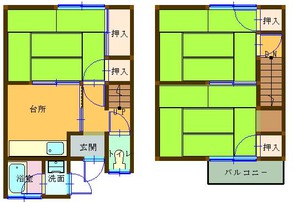 女性限定！懐かしさが◎なメゾネットの間取り