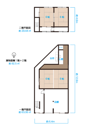 商店街沿い！がっつりDIYできる！の間取り